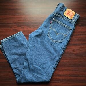 Vintage Levis 550 Jeans Mens 34x34 Fit Red Tab